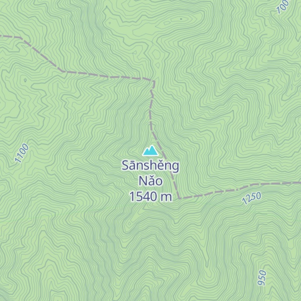 Map of Sānshěng Nǎo