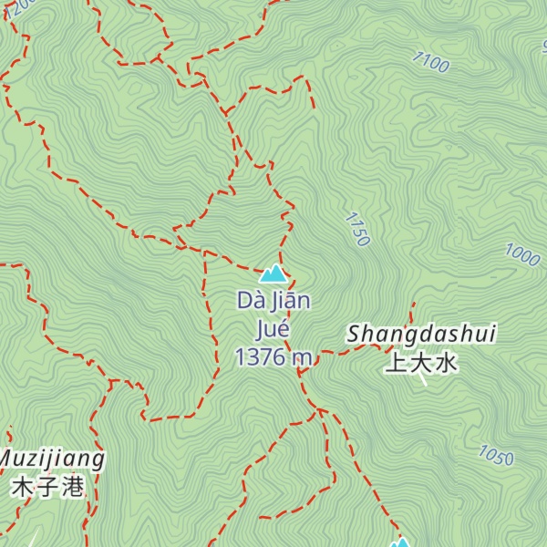 Map of Dà Jiān Jué