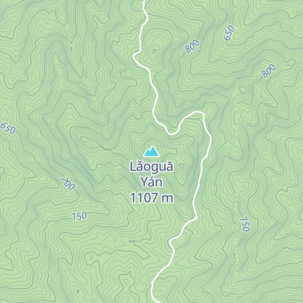 Map of Lǎoguā Yán