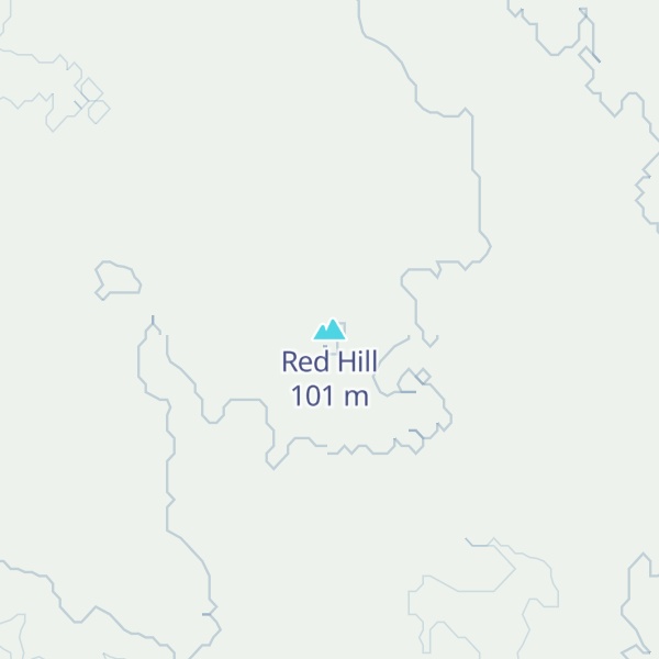 Map of Red Hill