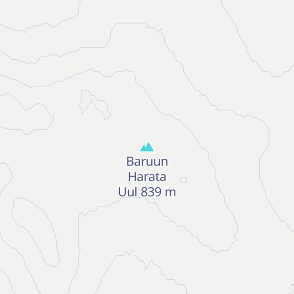 Map of Baruun Harata Uul