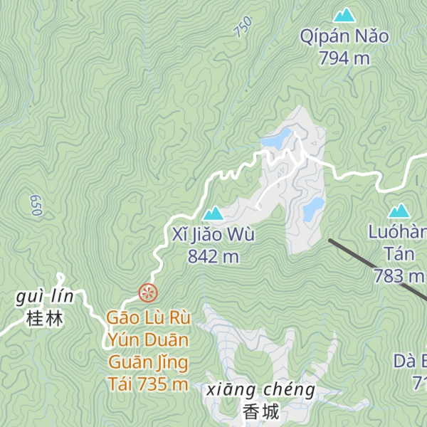 Map of Xǐ Jiǎo Wù