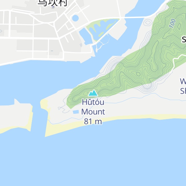 Map of Hǔtóu Mount