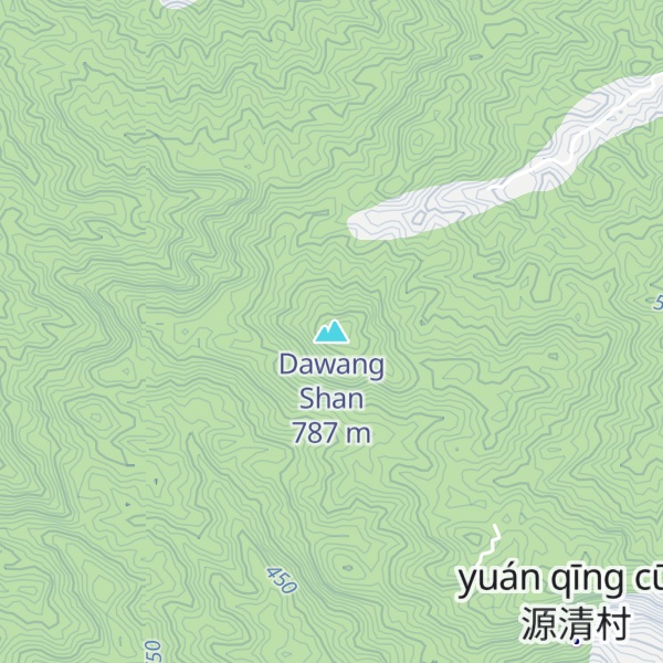 Map of Dawang Shan