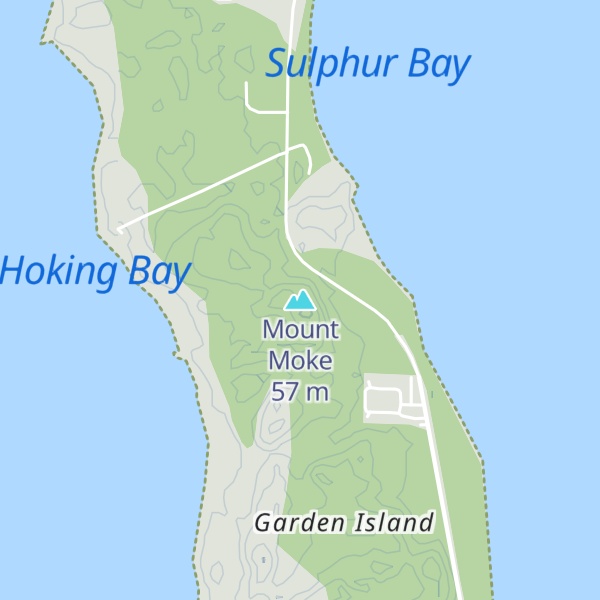 Map of Mount Moke