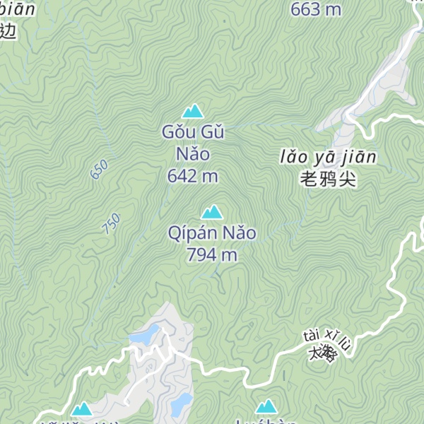 Map of Qípán Nǎo