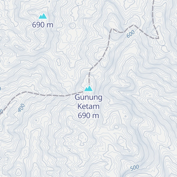Map of Gunung Ketam