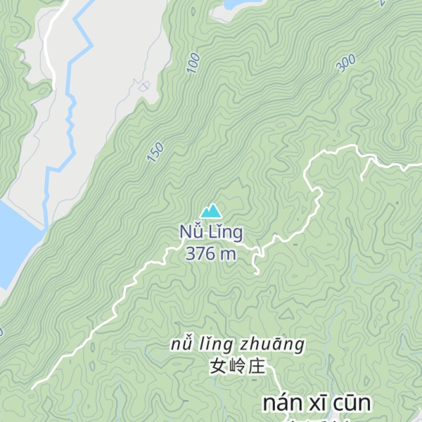 Map of Nǚ Lǐng