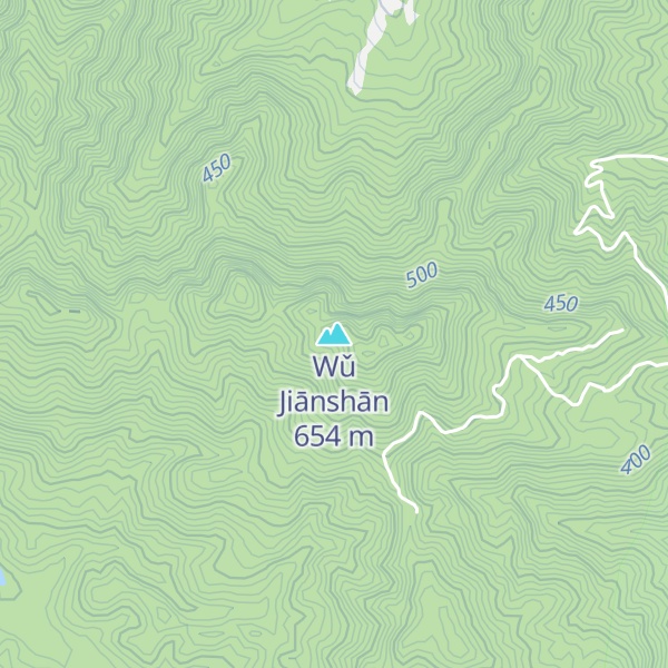 Map of Wǔ Jiānshān