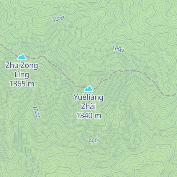 Map of Yuèliàng Zhài