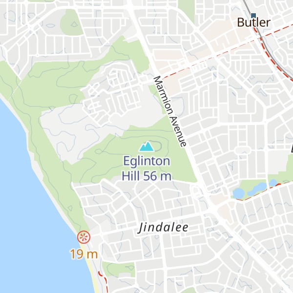 Map of Eglinton Hill