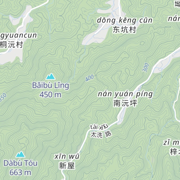 Map of Mén Lǐng