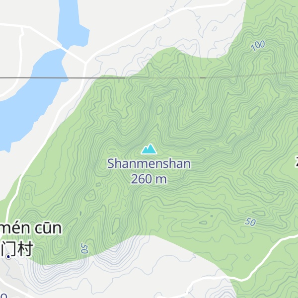 Map of Shanmenshan