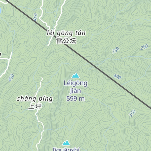 Map of Léigōng Jiān
