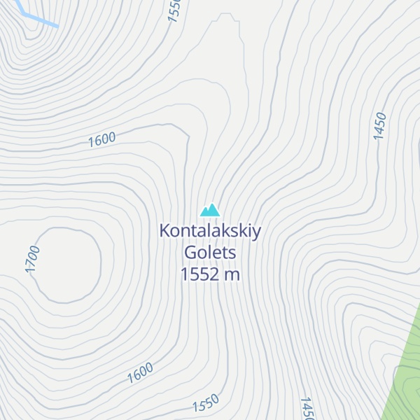 Map of Kontalakskiy Golets