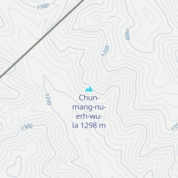 Map of Chun-mang-nu-erh-wu-la
