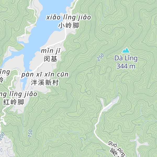 Map of Dà Shī Nǎo