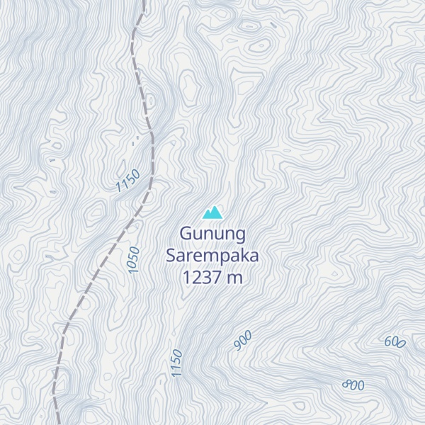 Map of Gunung Sarempaka