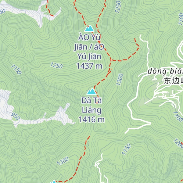 Map of Dà Tā Liáng