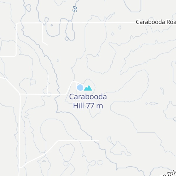 Map of Carabooda Hill