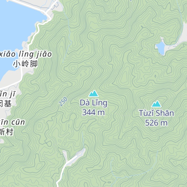Map of Dà Lǐng