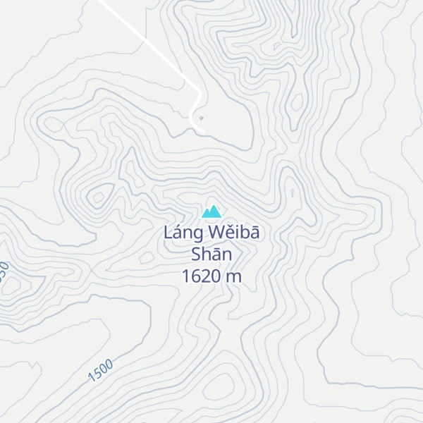 Map of Láng Wěibā Shān