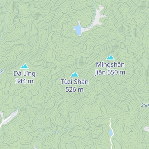 Map of Tùzǐ Shān