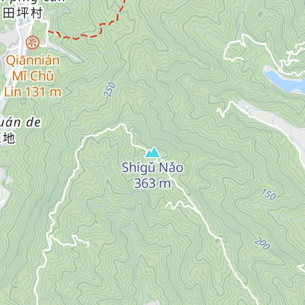 Map of Shígǔ Nǎo