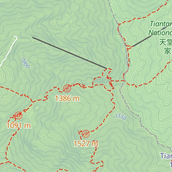 Map of Zhérén Fēng