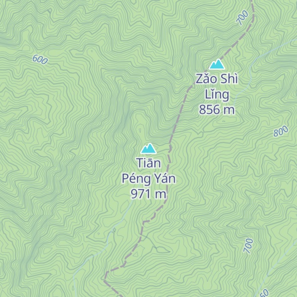 Map of Tiān Péng Yán