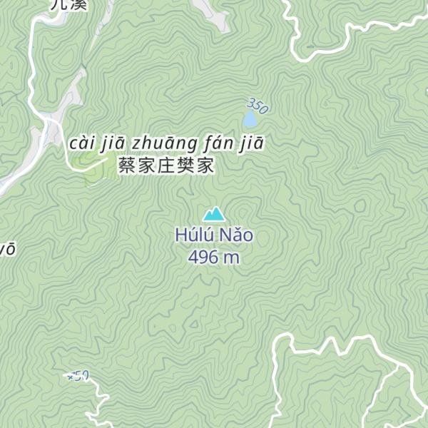 Map of Húlú Nǎo