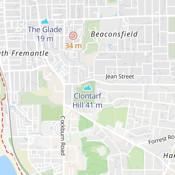 Map of Clontarf Hill