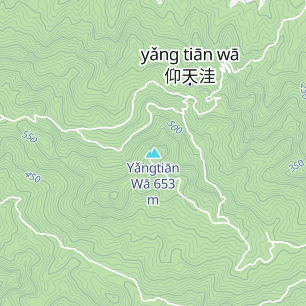 Map of Yǎngtiān Wā