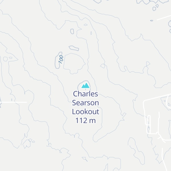 Map of Charles Searson Lookout