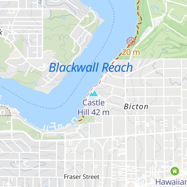 Map of Castle Hill