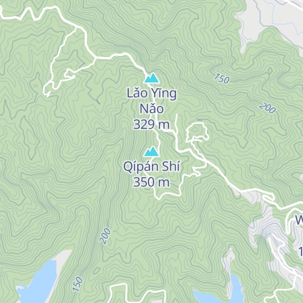 Map of Qípán Shí