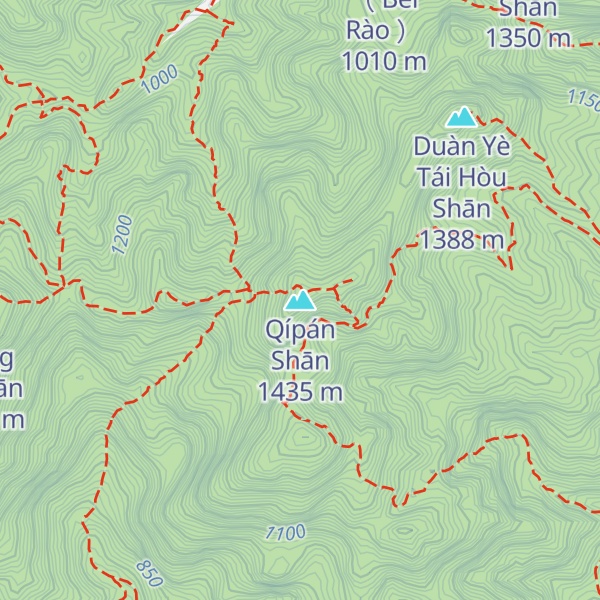 Map of Qípán Shān