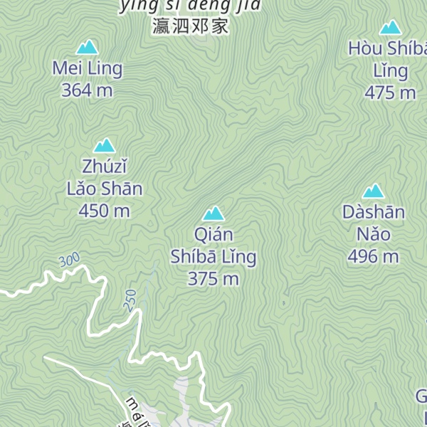 Map of Qián Shíbā Lǐng