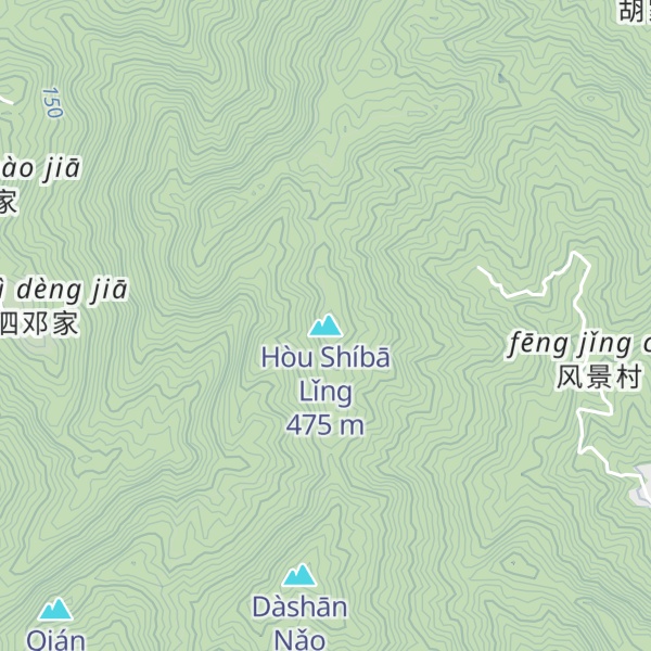 Map of Hòu Shíbā Lǐng