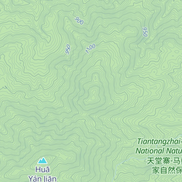 Map of Bādǒu Yán