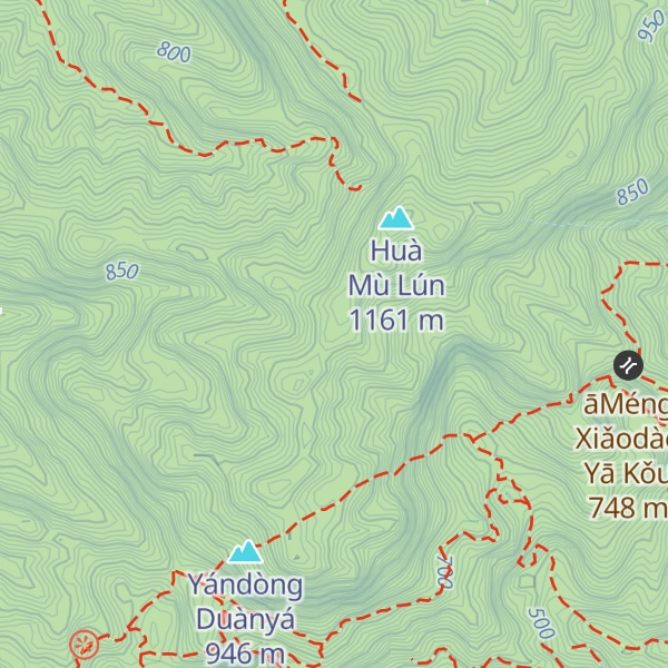Map of Wǔzhǐ Fēng