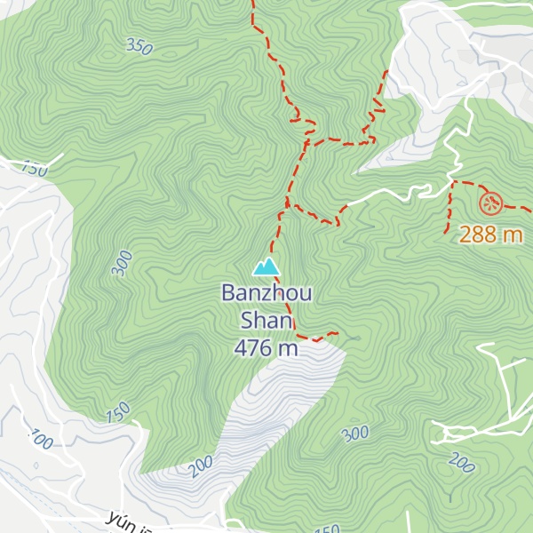 Map of Banzhou Shan