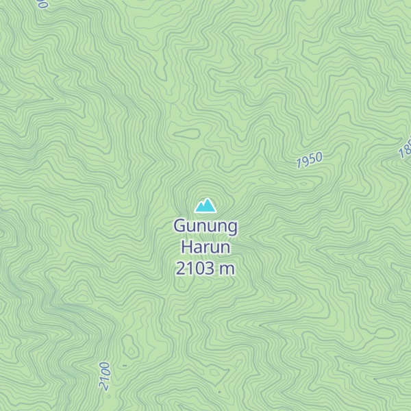 Map of Gunung Harun