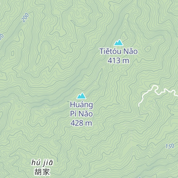 Map of Shíbā Lǐng
