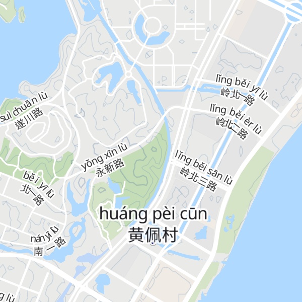 Map of Dōng Tóu Shān