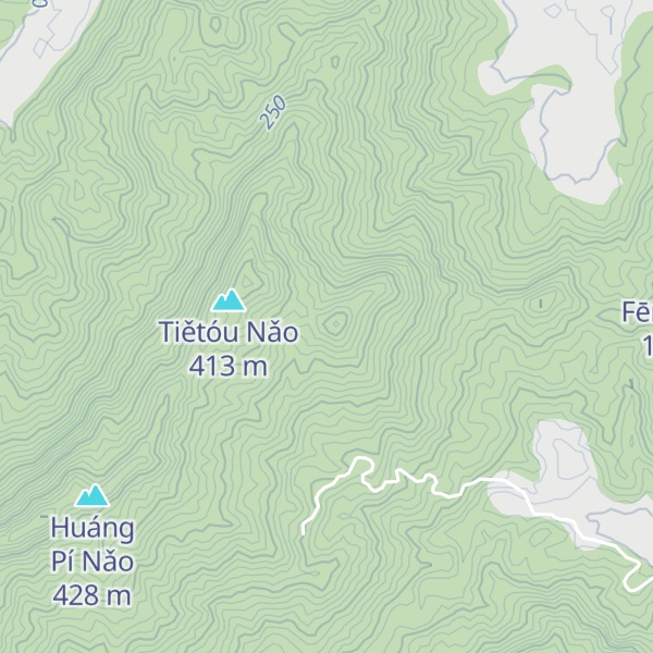 Map of Tǎzǐ Dǐng