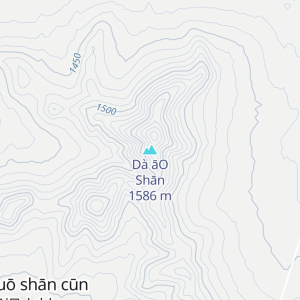 Map of Dà āO Shān