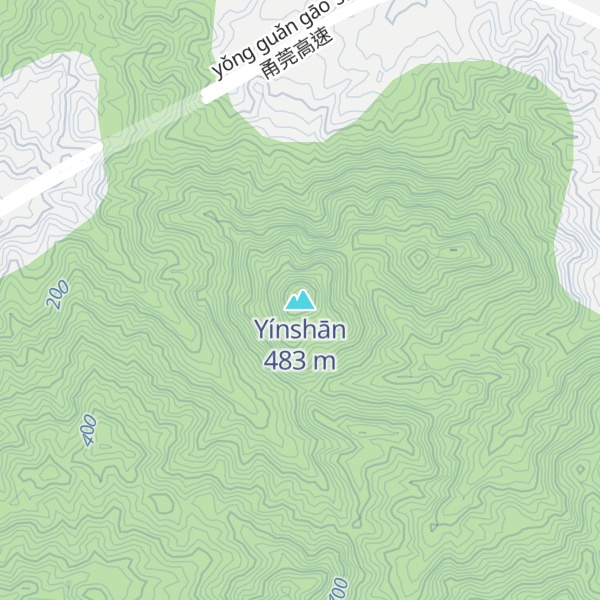 Map of Yínshān