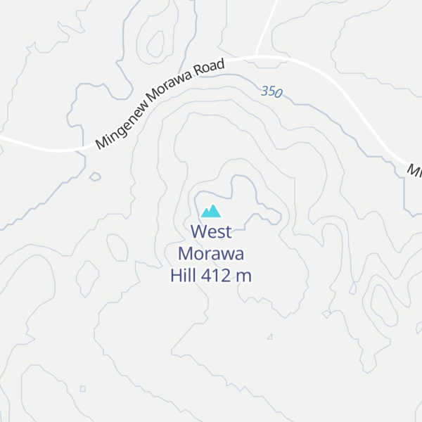 Map of West Morawa Hill