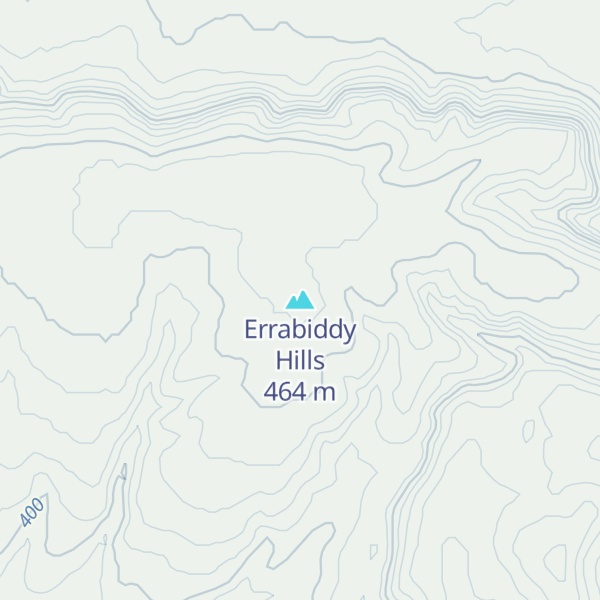Map of Errabiddy Hills